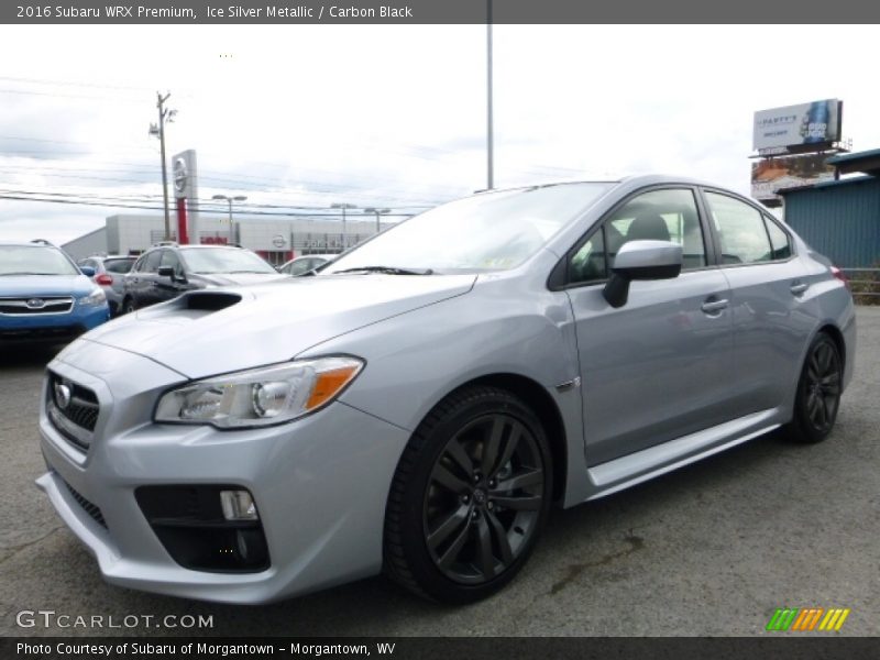 Ice Silver Metallic / Carbon Black 2016 Subaru WRX Premium