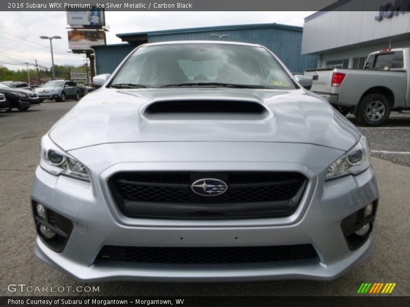 Ice Silver Metallic / Carbon Black 2016 Subaru WRX Premium