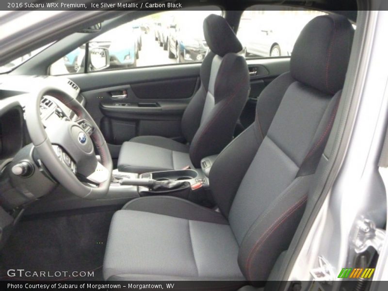 Ice Silver Metallic / Carbon Black 2016 Subaru WRX Premium
