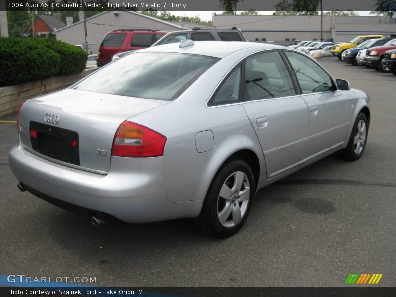 Light Silver Metallic / Ebony 2004 Audi A6 3.0 quattro Sedan