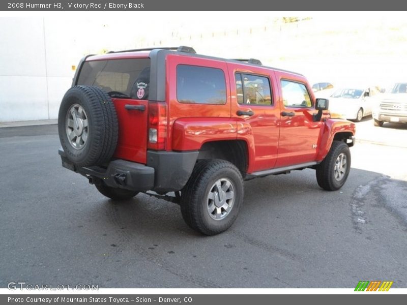 Victory Red / Ebony Black 2008 Hummer H3