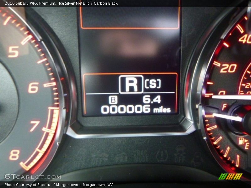 Ice Silver Metallic / Carbon Black 2016 Subaru WRX Premium