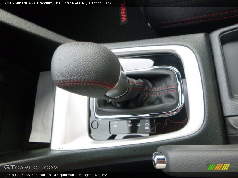 Ice Silver Metallic / Carbon Black 2016 Subaru WRX Premium