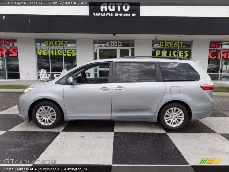 Silver Sky Metallic / Ash 2015 Toyota Sienna XLE