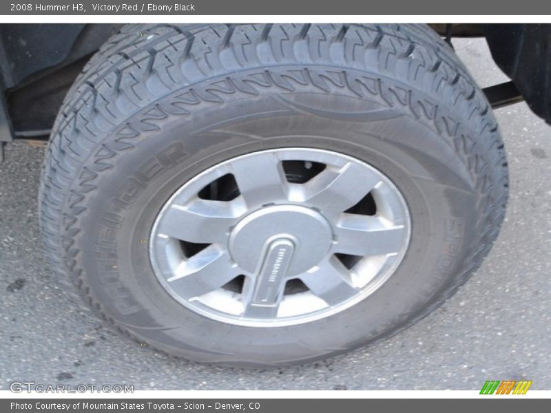 Victory Red / Ebony Black 2008 Hummer H3