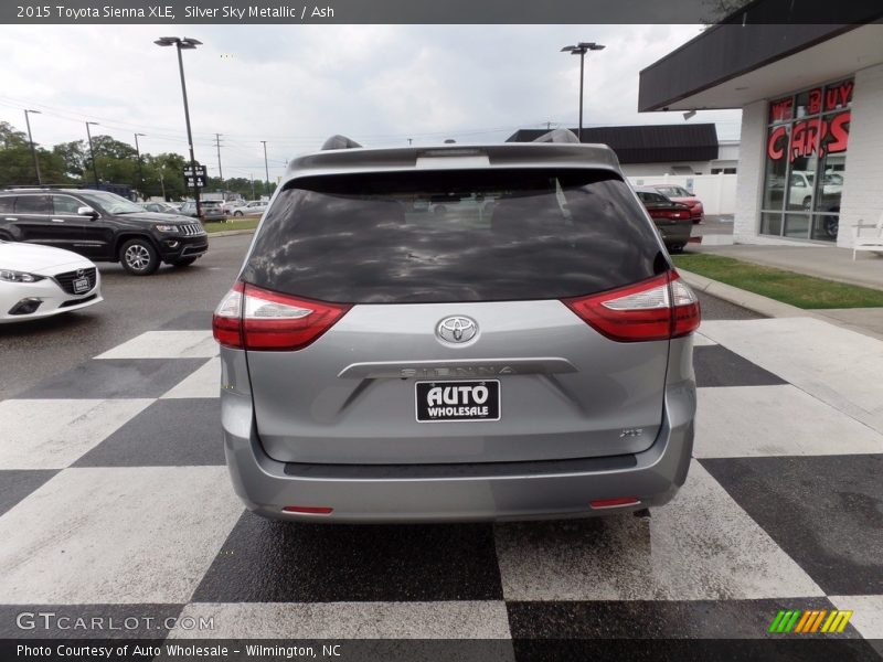 Silver Sky Metallic / Ash 2015 Toyota Sienna XLE