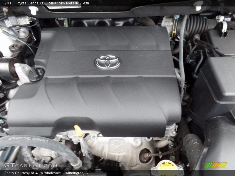 Silver Sky Metallic / Ash 2015 Toyota Sienna XLE