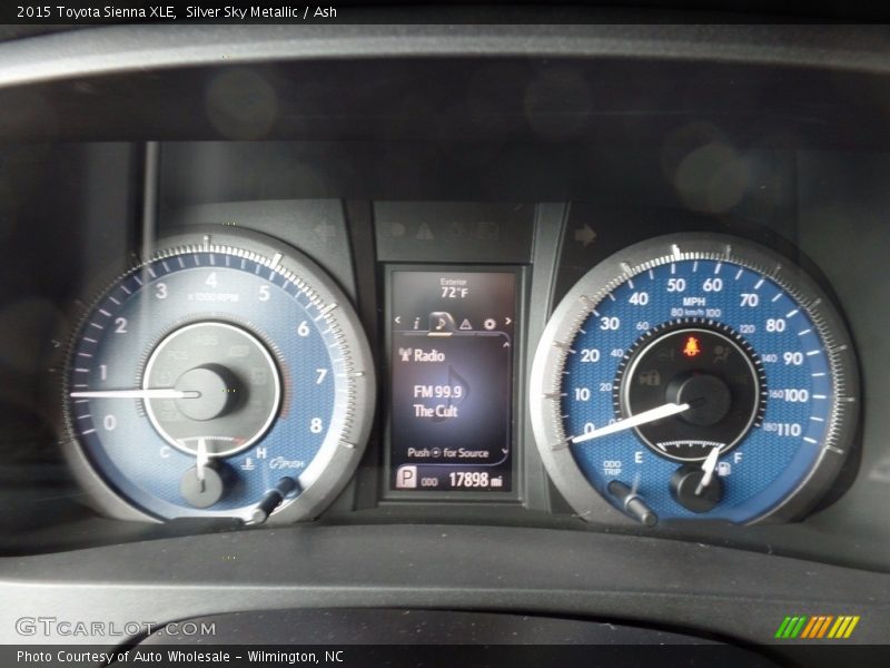 Silver Sky Metallic / Ash 2015 Toyota Sienna XLE