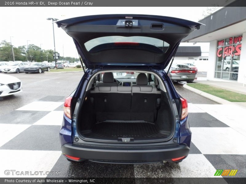 Deep Ocean Pearl / Gray 2016 Honda HR-V EX