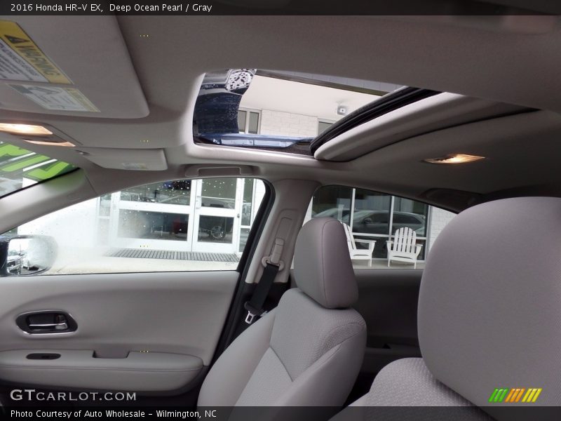 Deep Ocean Pearl / Gray 2016 Honda HR-V EX