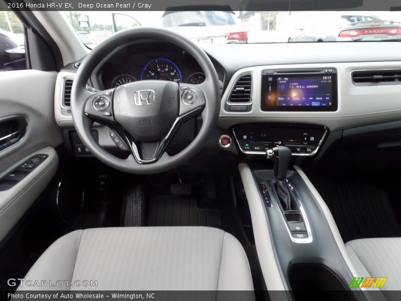 Deep Ocean Pearl / Gray 2016 Honda HR-V EX