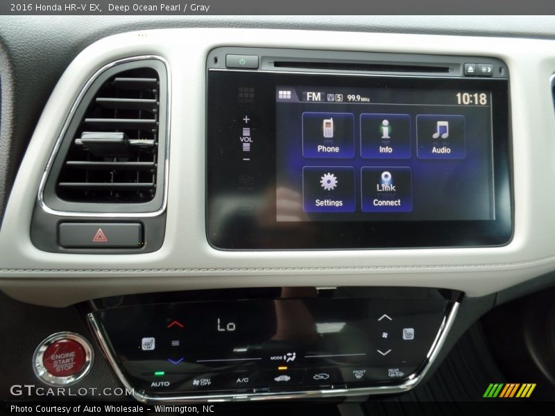 Deep Ocean Pearl / Gray 2016 Honda HR-V EX