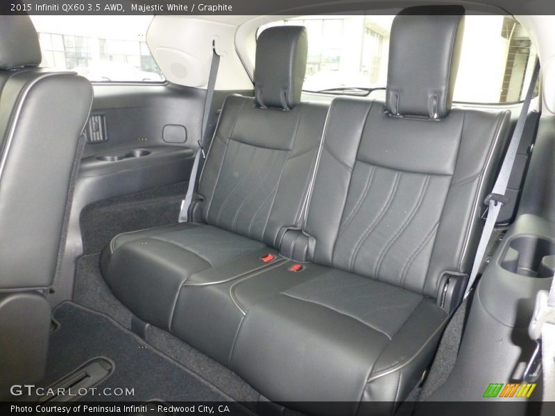 Majestic White / Graphite 2015 Infiniti QX60 3.5 AWD