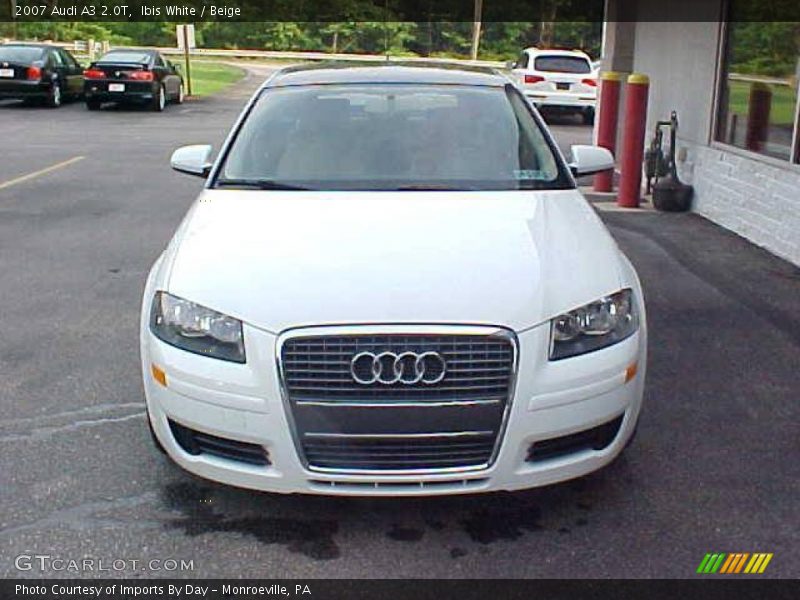 Ibis White / Beige 2007 Audi A3 2.0T