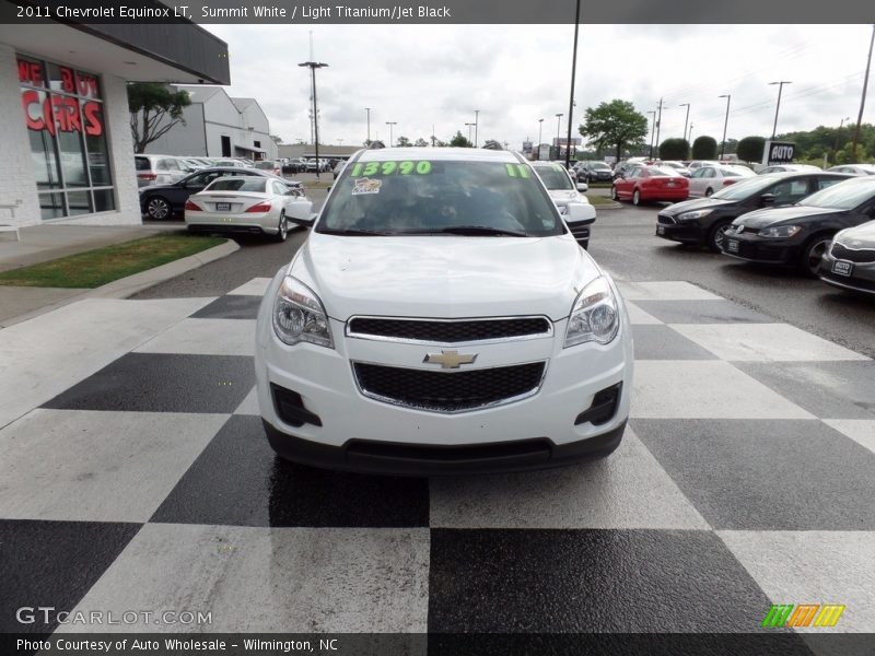 Summit White / Light Titanium/Jet Black 2011 Chevrolet Equinox LT