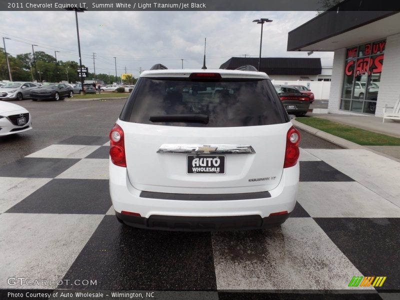 Summit White / Light Titanium/Jet Black 2011 Chevrolet Equinox LT