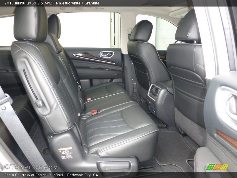 Majestic White / Graphite 2015 Infiniti QX60 3.5 AWD
