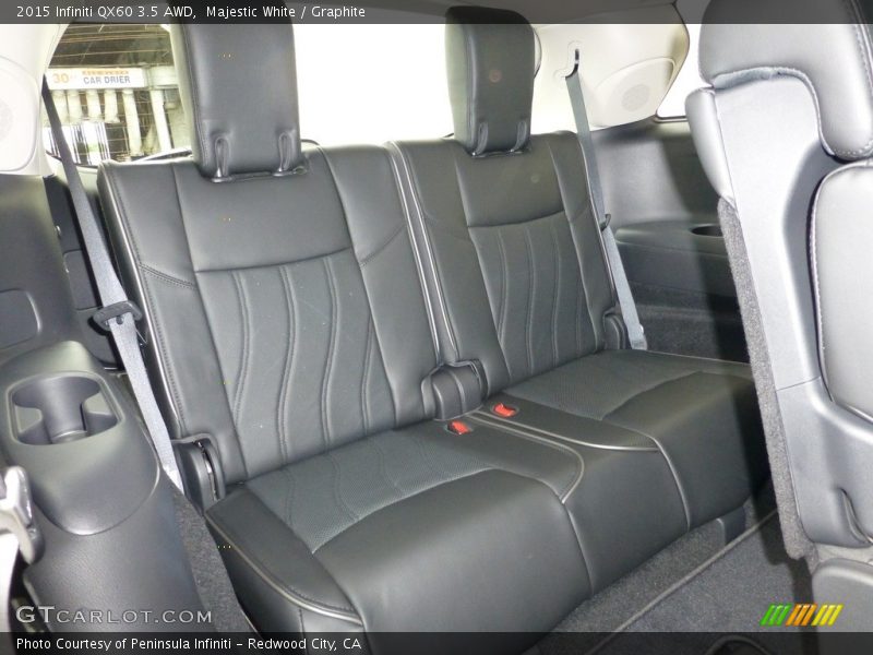 Majestic White / Graphite 2015 Infiniti QX60 3.5 AWD