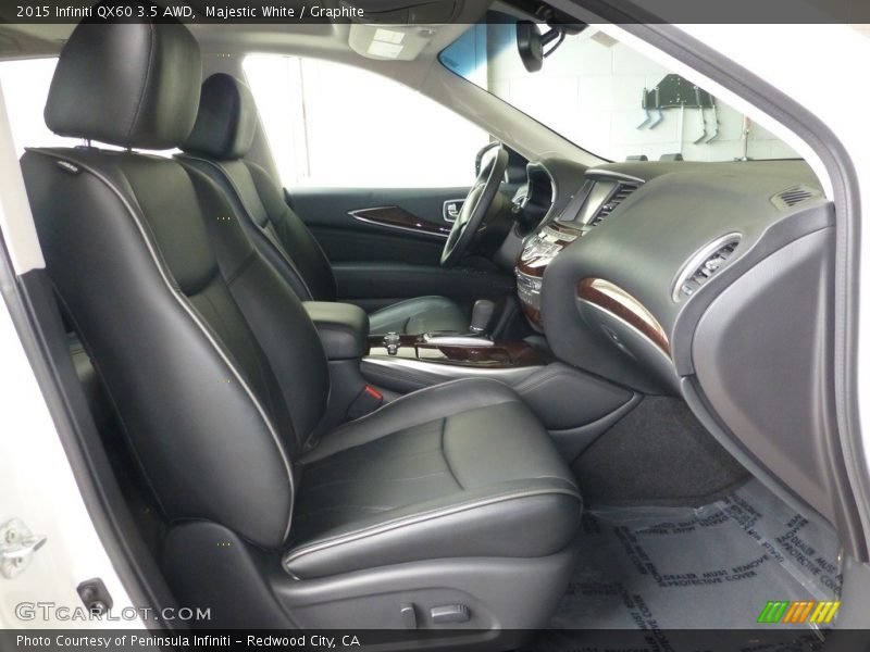 Majestic White / Graphite 2015 Infiniti QX60 3.5 AWD
