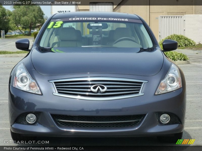 Blue Slate / Wheat 2013 Infiniti G 37 Journey Sedan