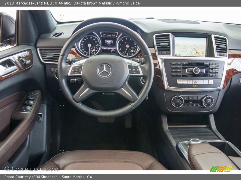 Dakota Brown Metallic / Almond Beige 2013 Mercedes-Benz ML 350 4Matic