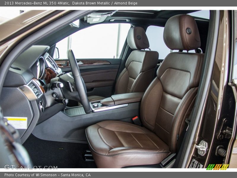 Dakota Brown Metallic / Almond Beige 2013 Mercedes-Benz ML 350 4Matic
