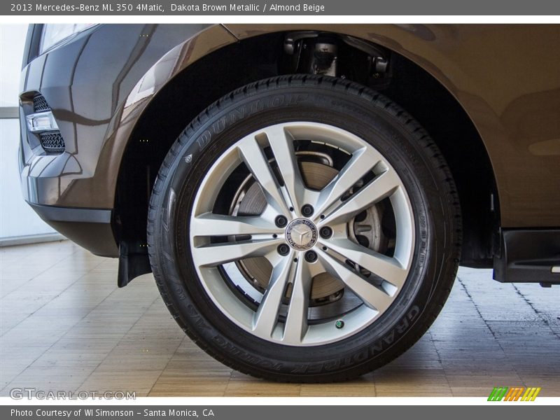 Dakota Brown Metallic / Almond Beige 2013 Mercedes-Benz ML 350 4Matic