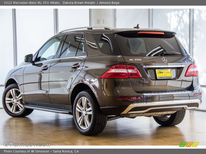 Dakota Brown Metallic / Almond Beige 2013 Mercedes-Benz ML 350 4Matic