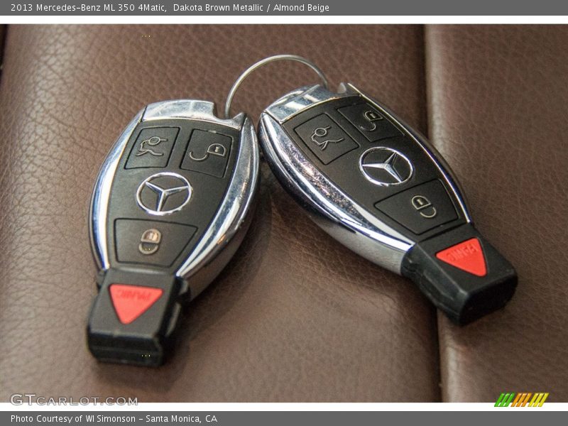 Dakota Brown Metallic / Almond Beige 2013 Mercedes-Benz ML 350 4Matic