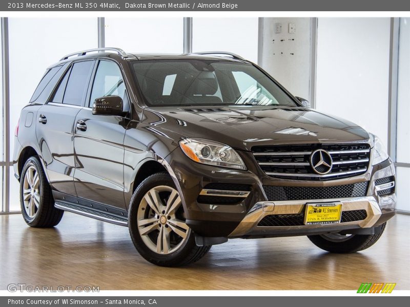 Dakota Brown Metallic / Almond Beige 2013 Mercedes-Benz ML 350 4Matic
