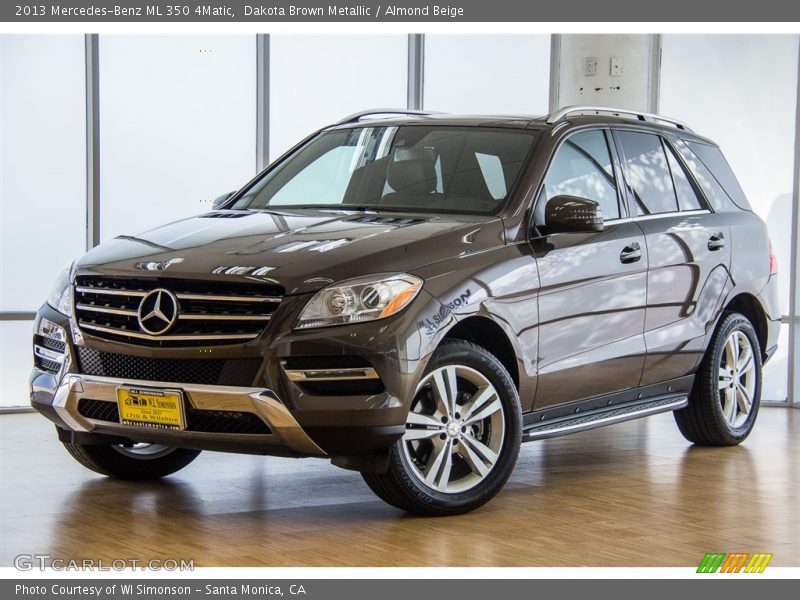 Dakota Brown Metallic / Almond Beige 2013 Mercedes-Benz ML 350 4Matic