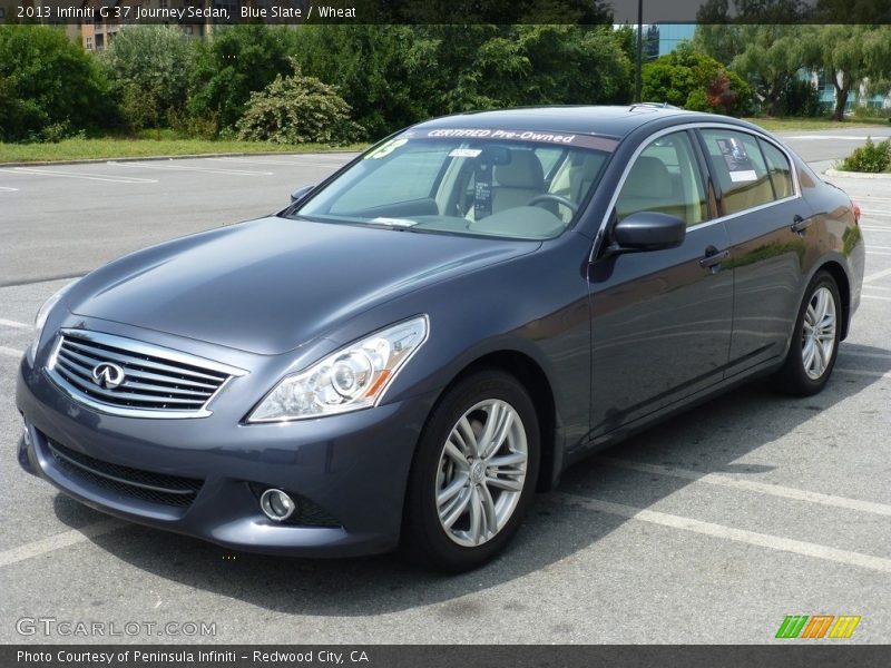 Blue Slate / Wheat 2013 Infiniti G 37 Journey Sedan