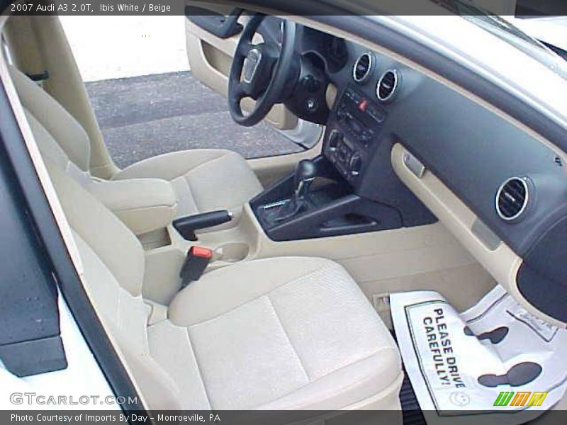 Ibis White / Beige 2007 Audi A3 2.0T