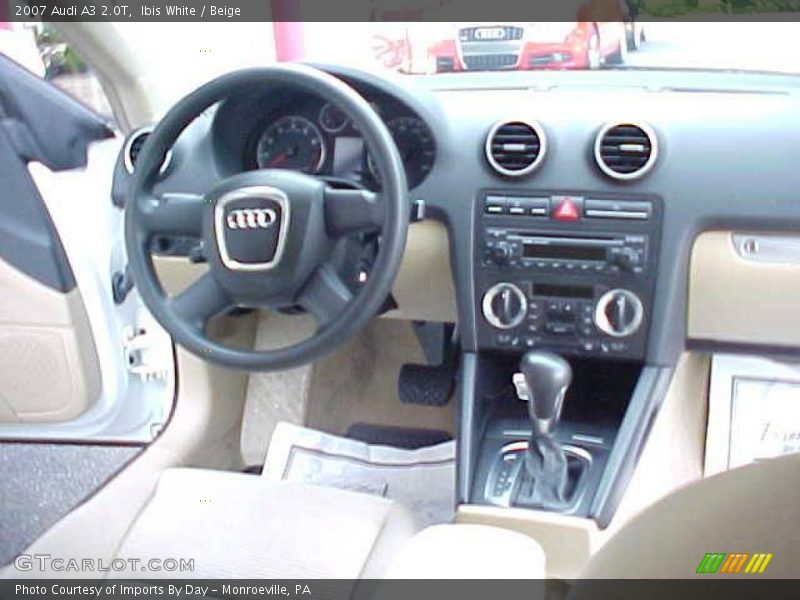 Ibis White / Beige 2007 Audi A3 2.0T
