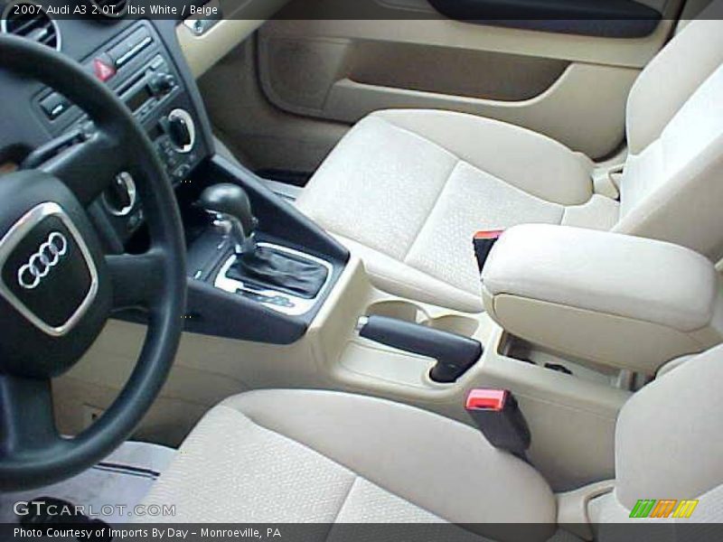 Ibis White / Beige 2007 Audi A3 2.0T