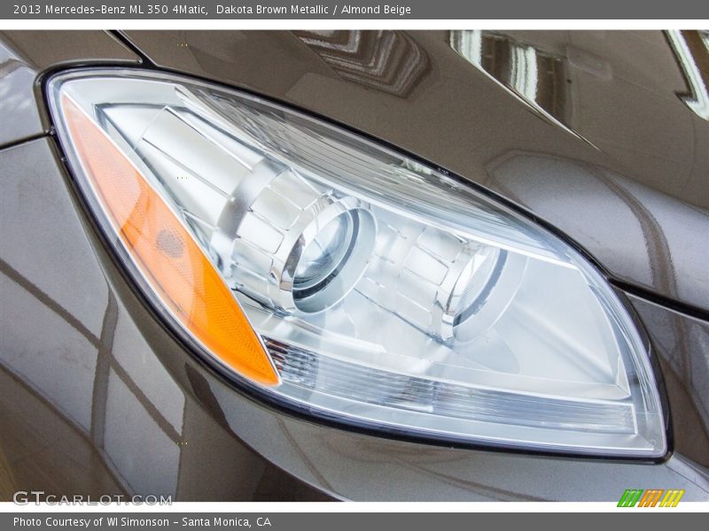 Dakota Brown Metallic / Almond Beige 2013 Mercedes-Benz ML 350 4Matic