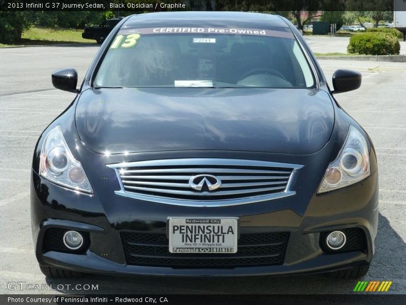 Black Obsidian / Graphite 2013 Infiniti G 37 Journey Sedan