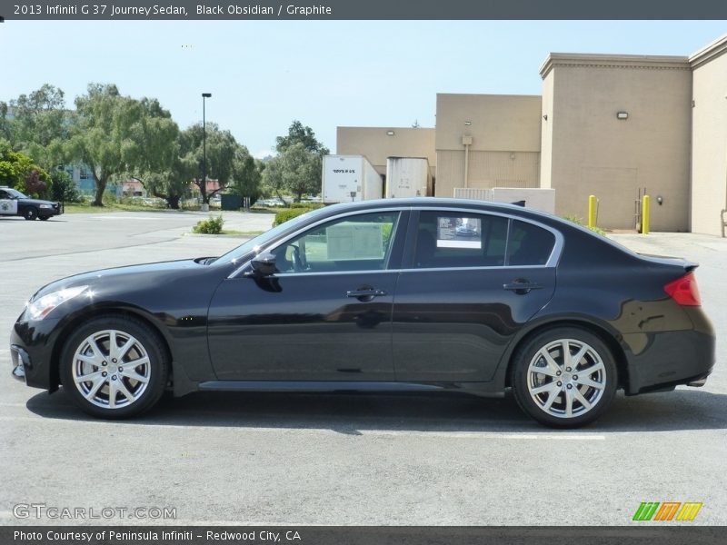 Black Obsidian / Graphite 2013 Infiniti G 37 Journey Sedan