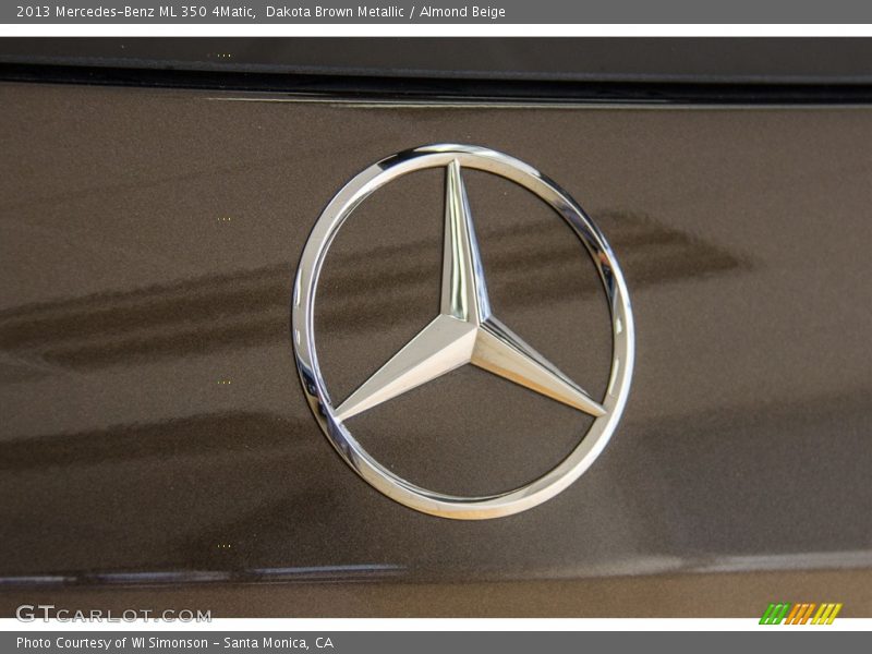 Dakota Brown Metallic / Almond Beige 2013 Mercedes-Benz ML 350 4Matic
