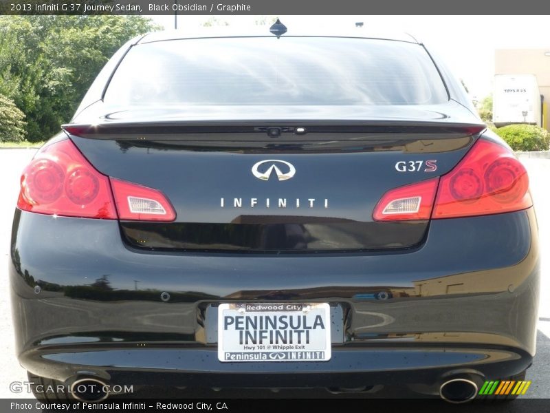 Black Obsidian / Graphite 2013 Infiniti G 37 Journey Sedan
