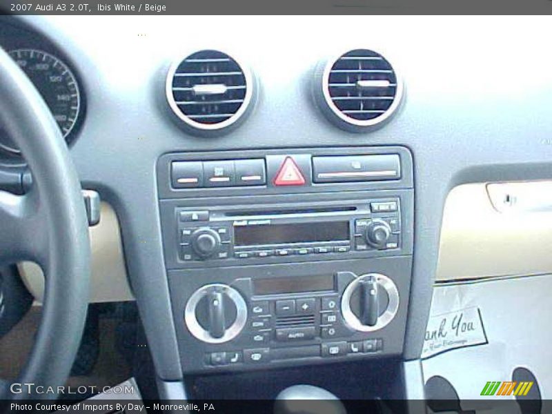 Ibis White / Beige 2007 Audi A3 2.0T