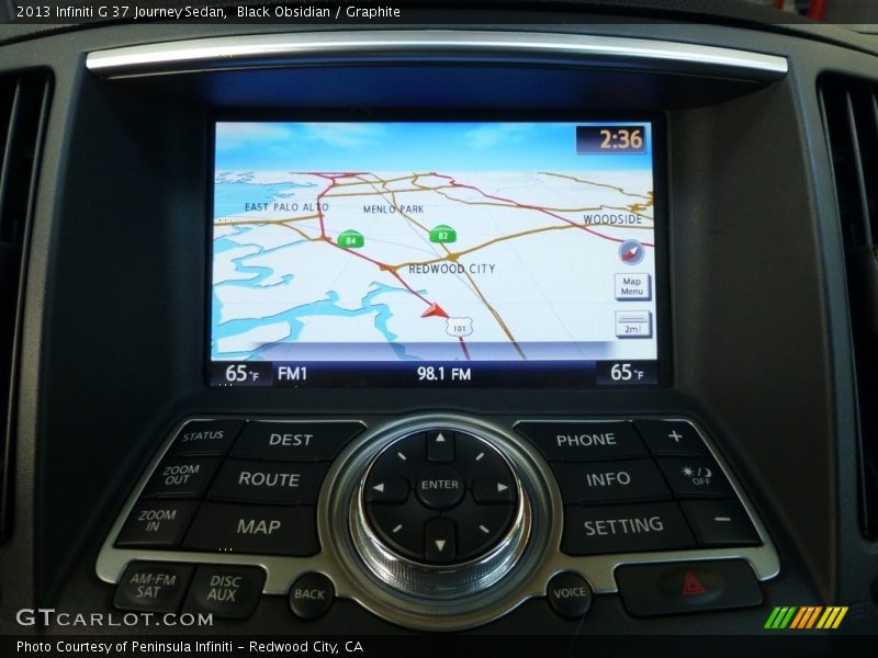Black Obsidian / Graphite 2013 Infiniti G 37 Journey Sedan