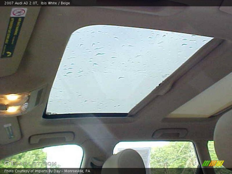 Ibis White / Beige 2007 Audi A3 2.0T