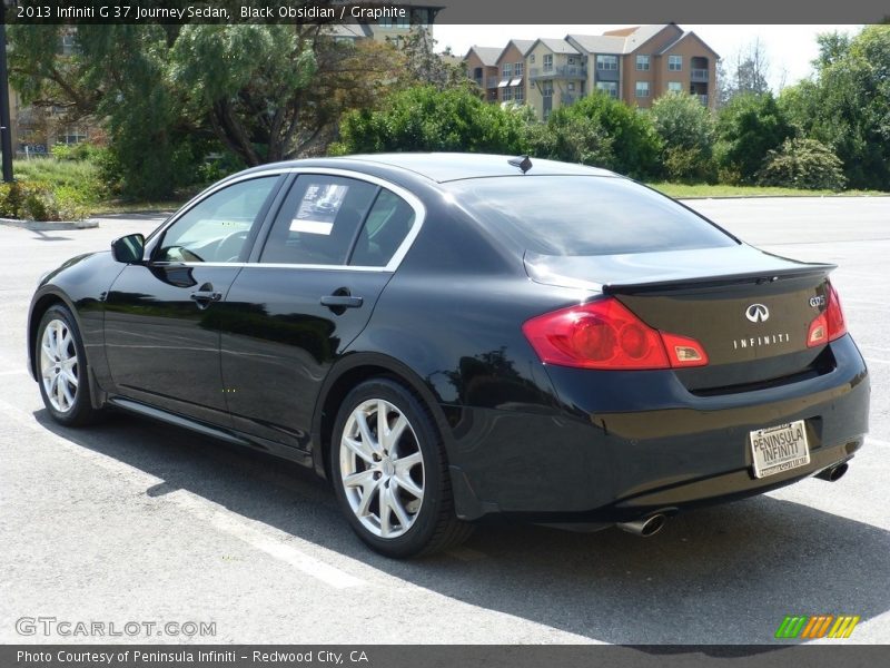 Black Obsidian / Graphite 2013 Infiniti G 37 Journey Sedan