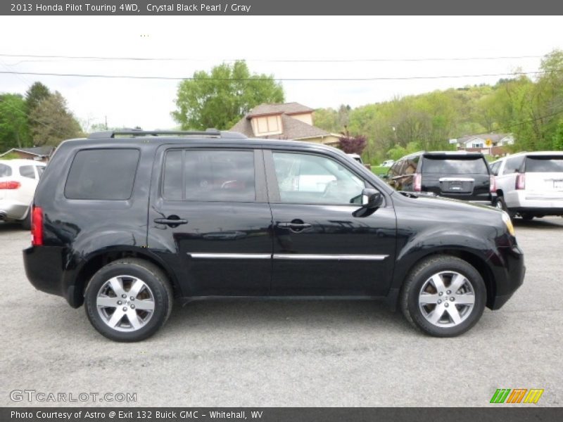 Crystal Black Pearl / Gray 2013 Honda Pilot Touring 4WD
