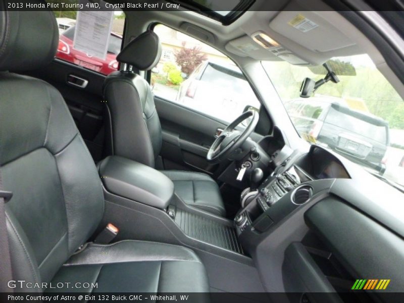 Crystal Black Pearl / Gray 2013 Honda Pilot Touring 4WD