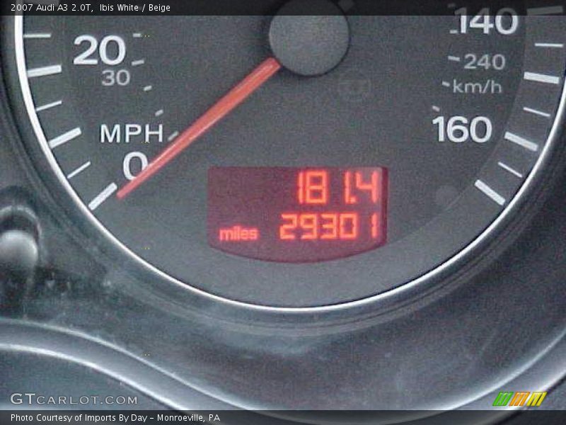 Ibis White / Beige 2007 Audi A3 2.0T