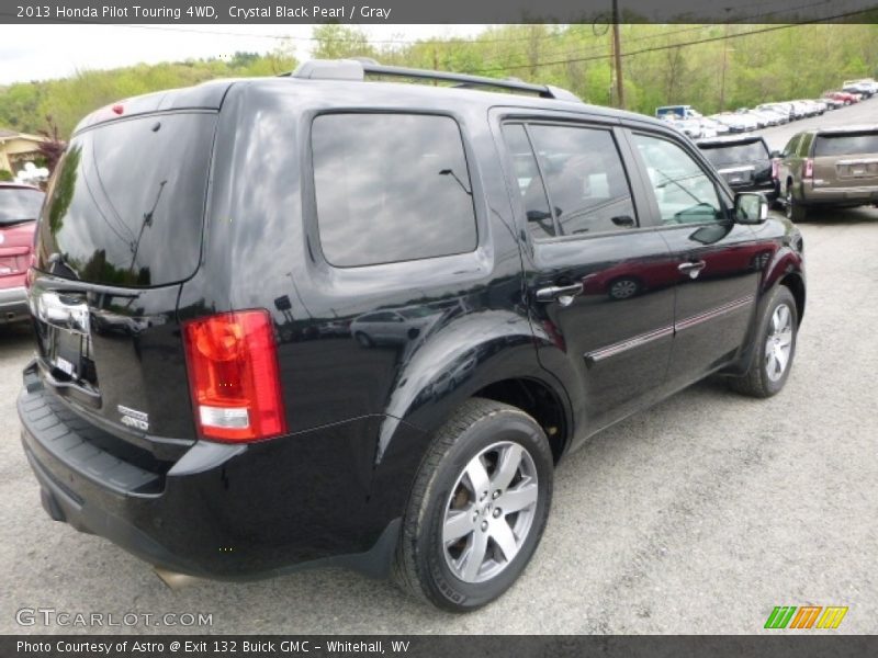 Crystal Black Pearl / Gray 2013 Honda Pilot Touring 4WD