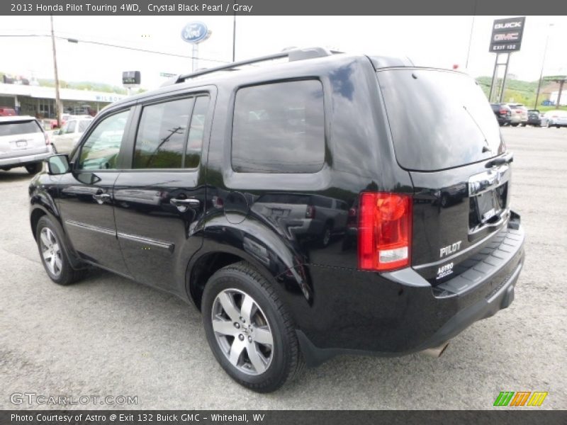 Crystal Black Pearl / Gray 2013 Honda Pilot Touring 4WD