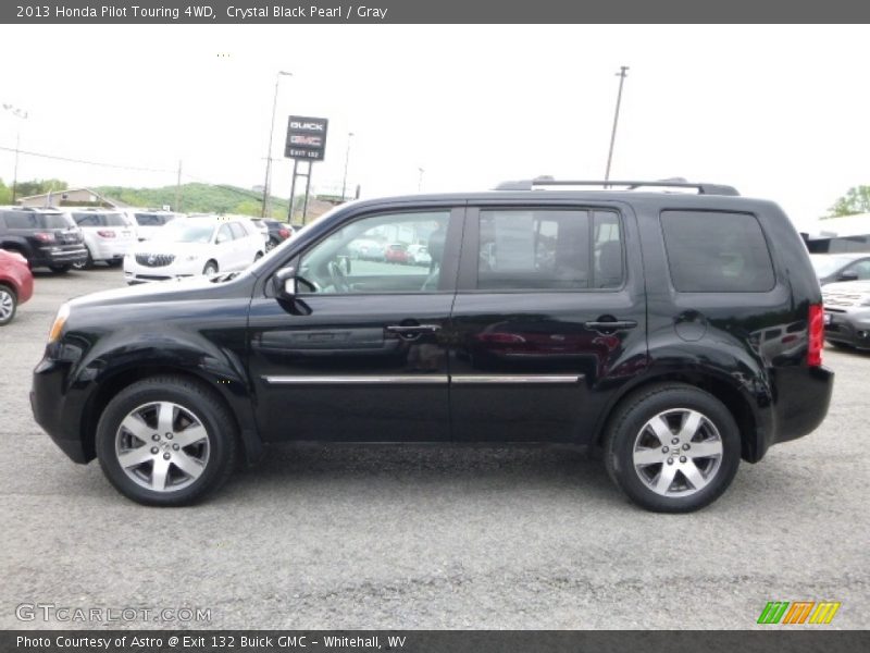 Crystal Black Pearl / Gray 2013 Honda Pilot Touring 4WD